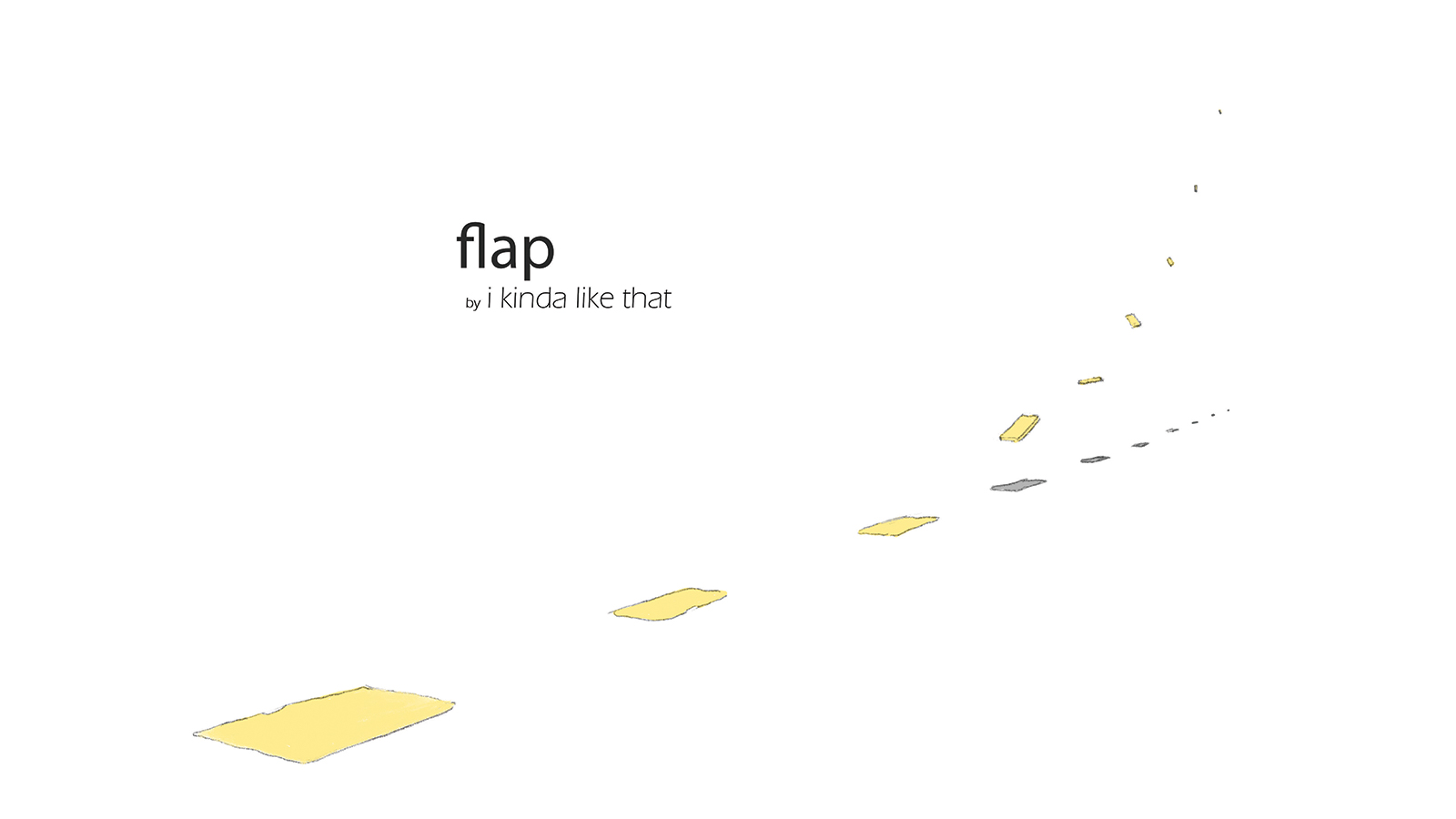 Title page for Flap by i kinda like that.
