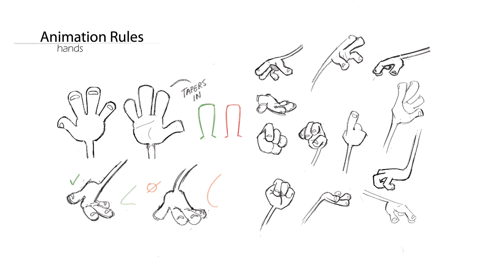 Animation rules for character's hands in Flap.