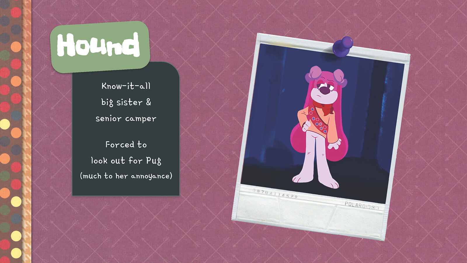 Description and look of the character Hound.