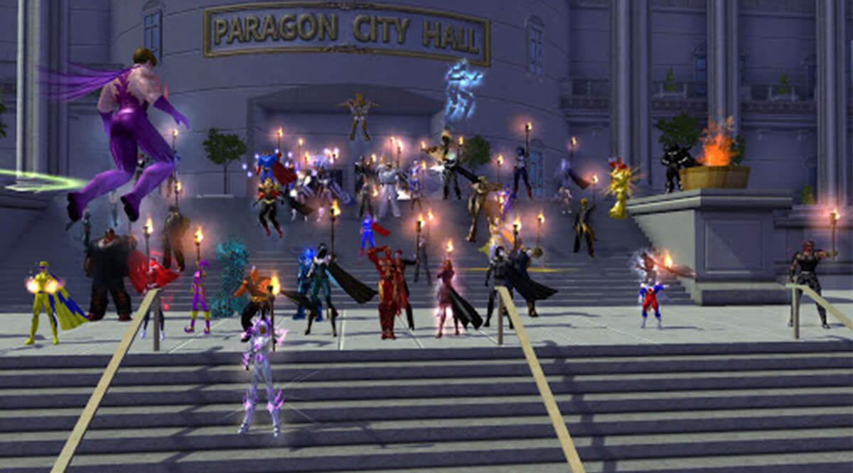 Screenshot from City of Heroes